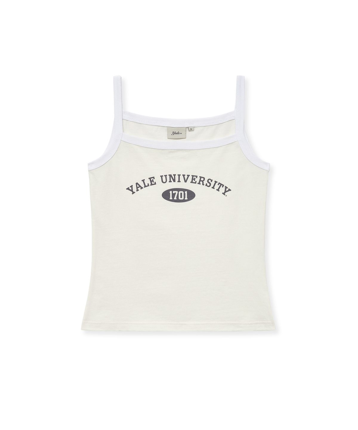 예일(YALE) 우먼즈 1701 로고 스포츠 탱크탑_아이보리
