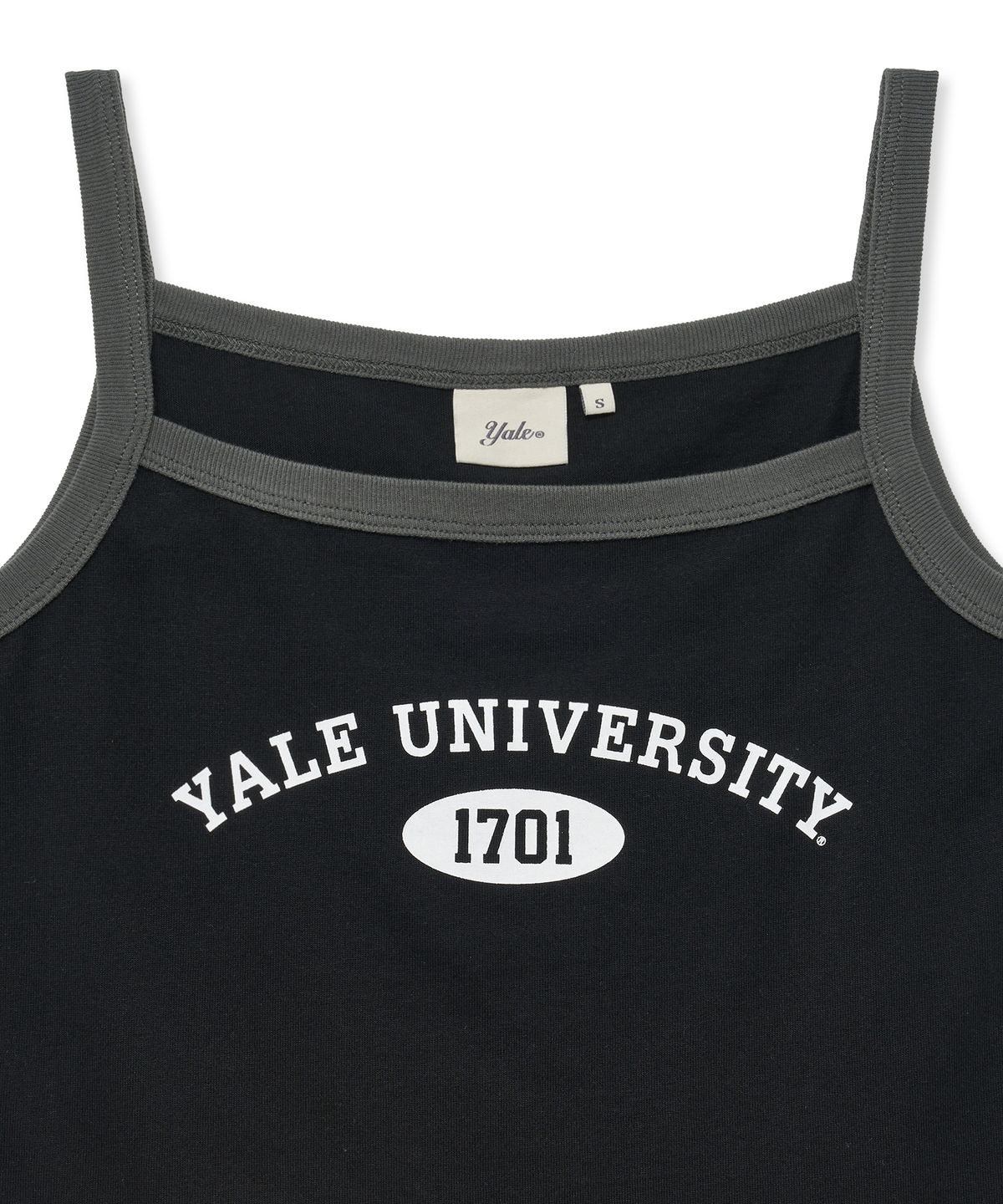 예일(YALE) 우먼즈 1701 로고 스포츠 탱크탑_블랙