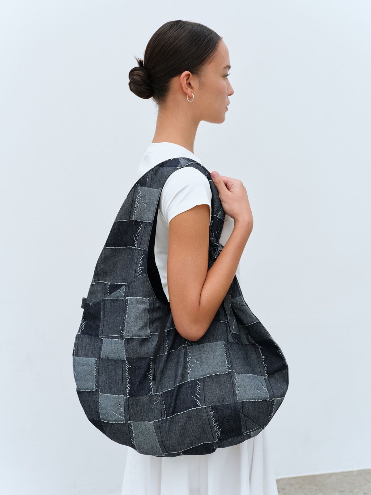 콥키노(KOBKINO) PATCHWORK DENIM BAG