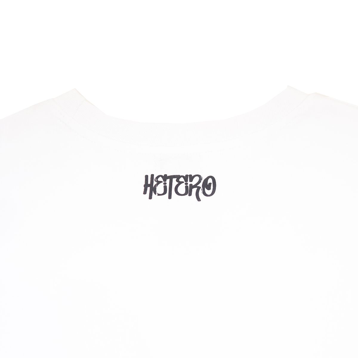 헤테로(HETERO) Serpent Logo Oversized T-shirt (White)