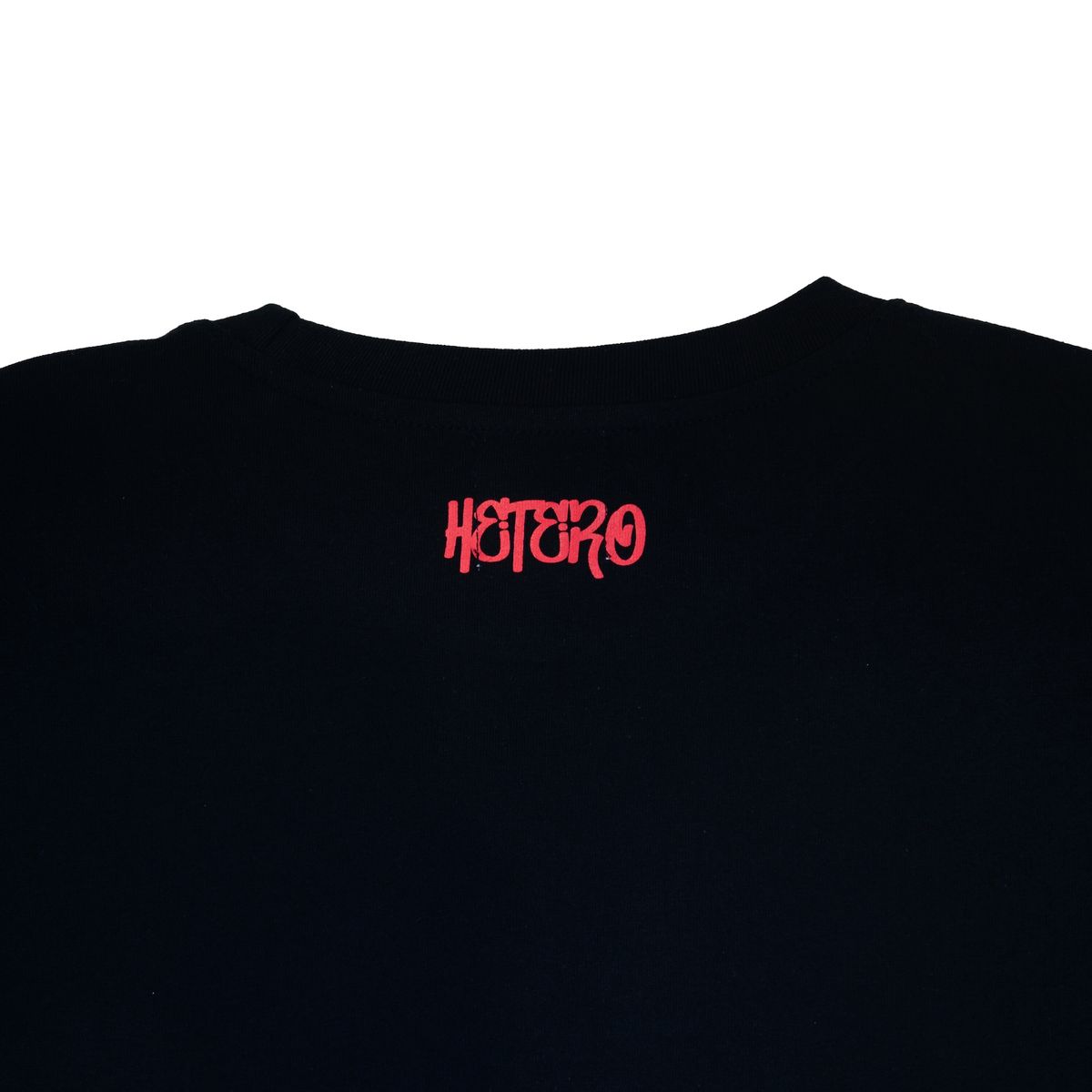 헤테로(HETERO) Serpent Logo Oversized T-shirt (Black)