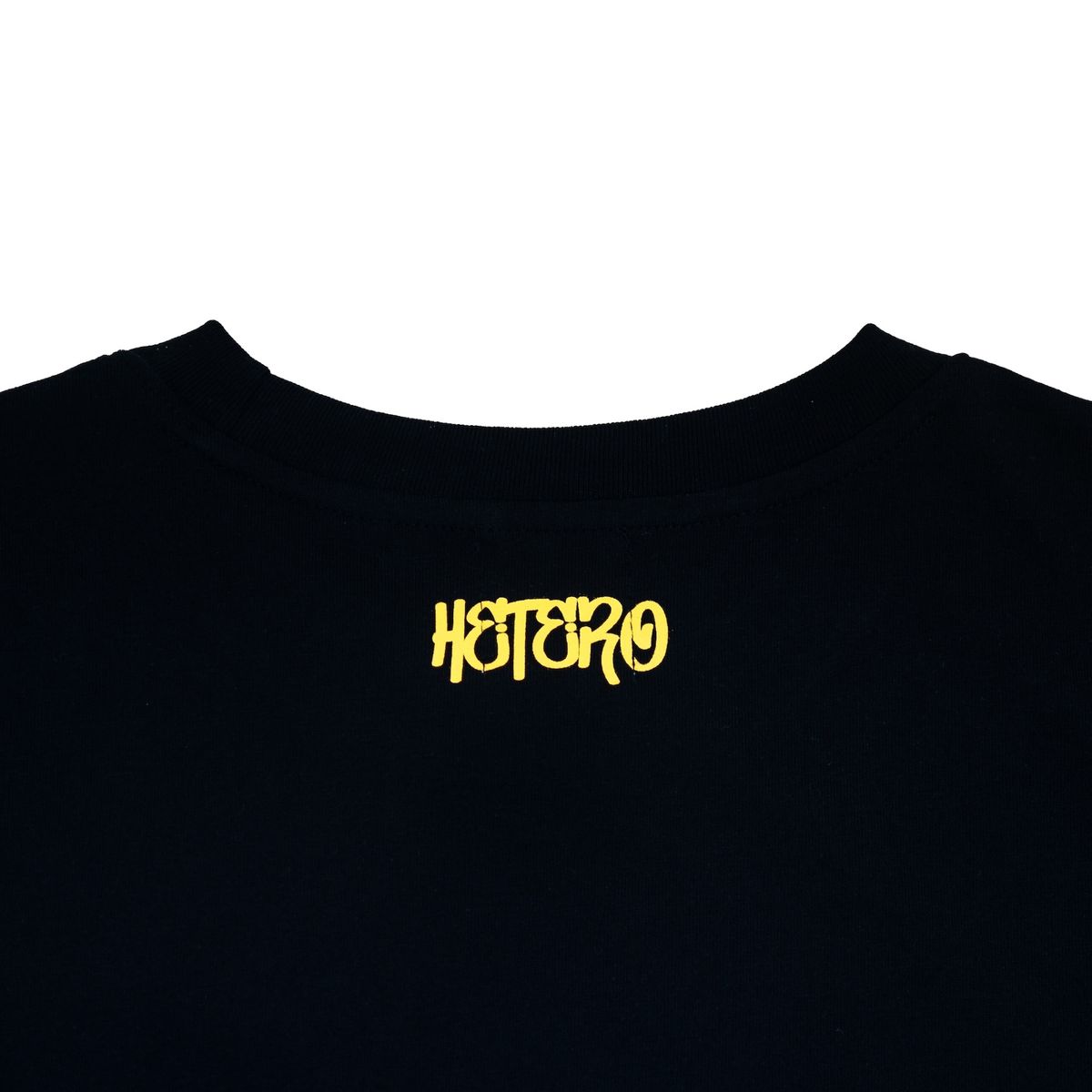 헤테로(HETERO) HTR Flame Oversized T-shirt (Black)