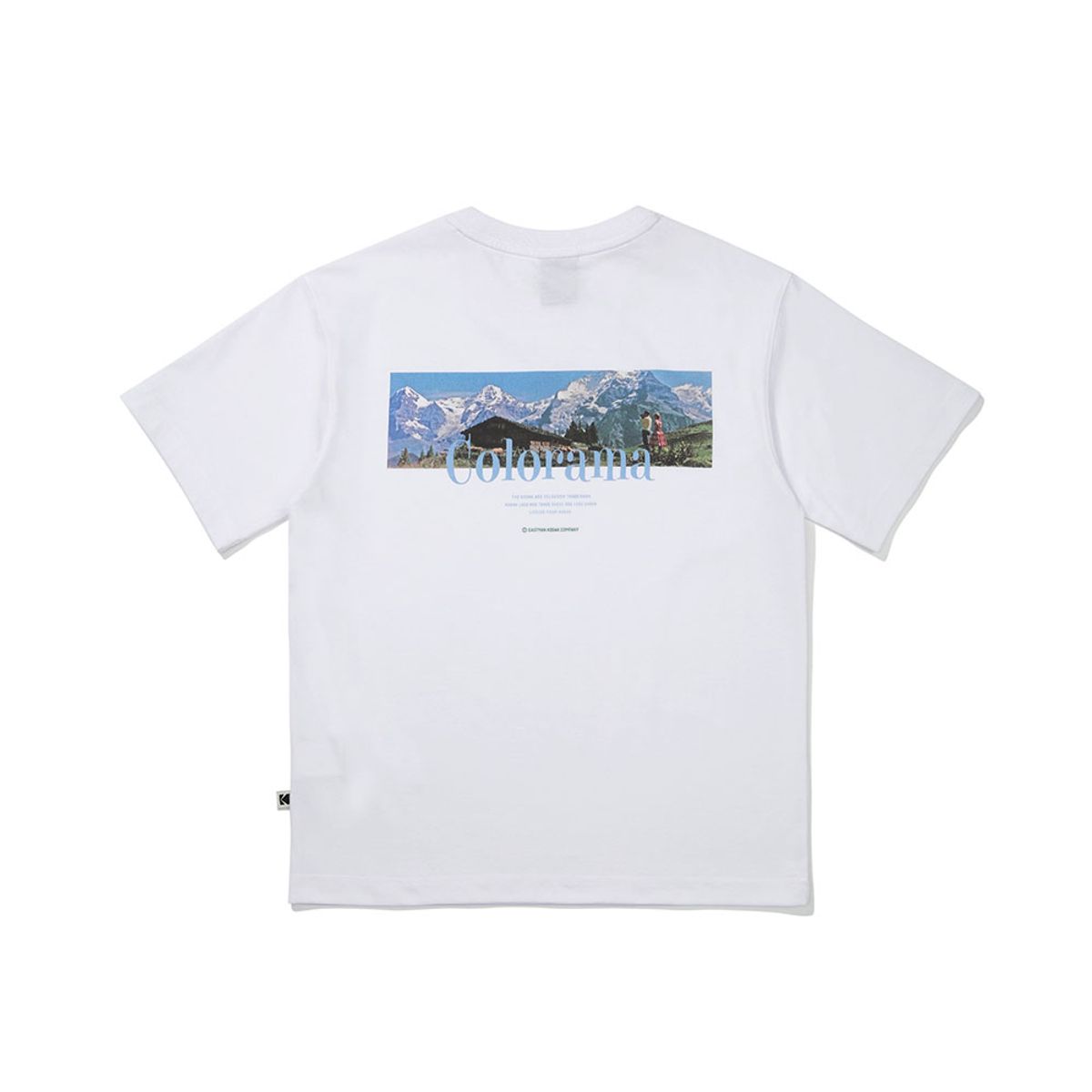 코닥(KODAK) 브리즈 라이트 컬러라마 반팔 티셔츠 WHITE