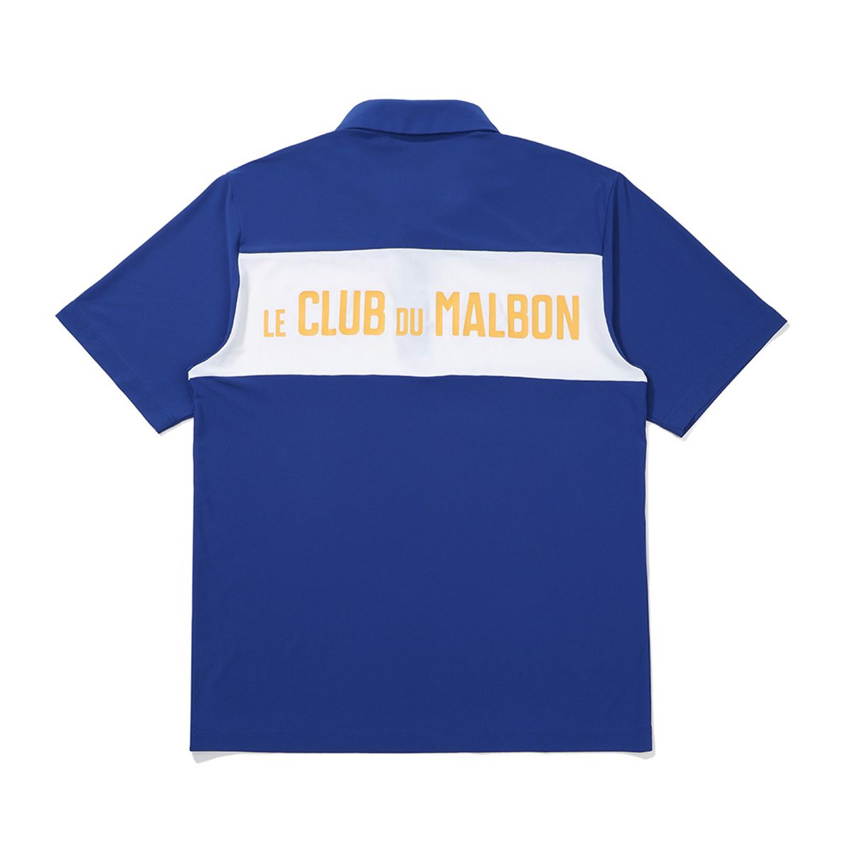 말본 골프(MALBON GOLF) 르 클럽 두 블록 티셔츠 BLUE (MAN)