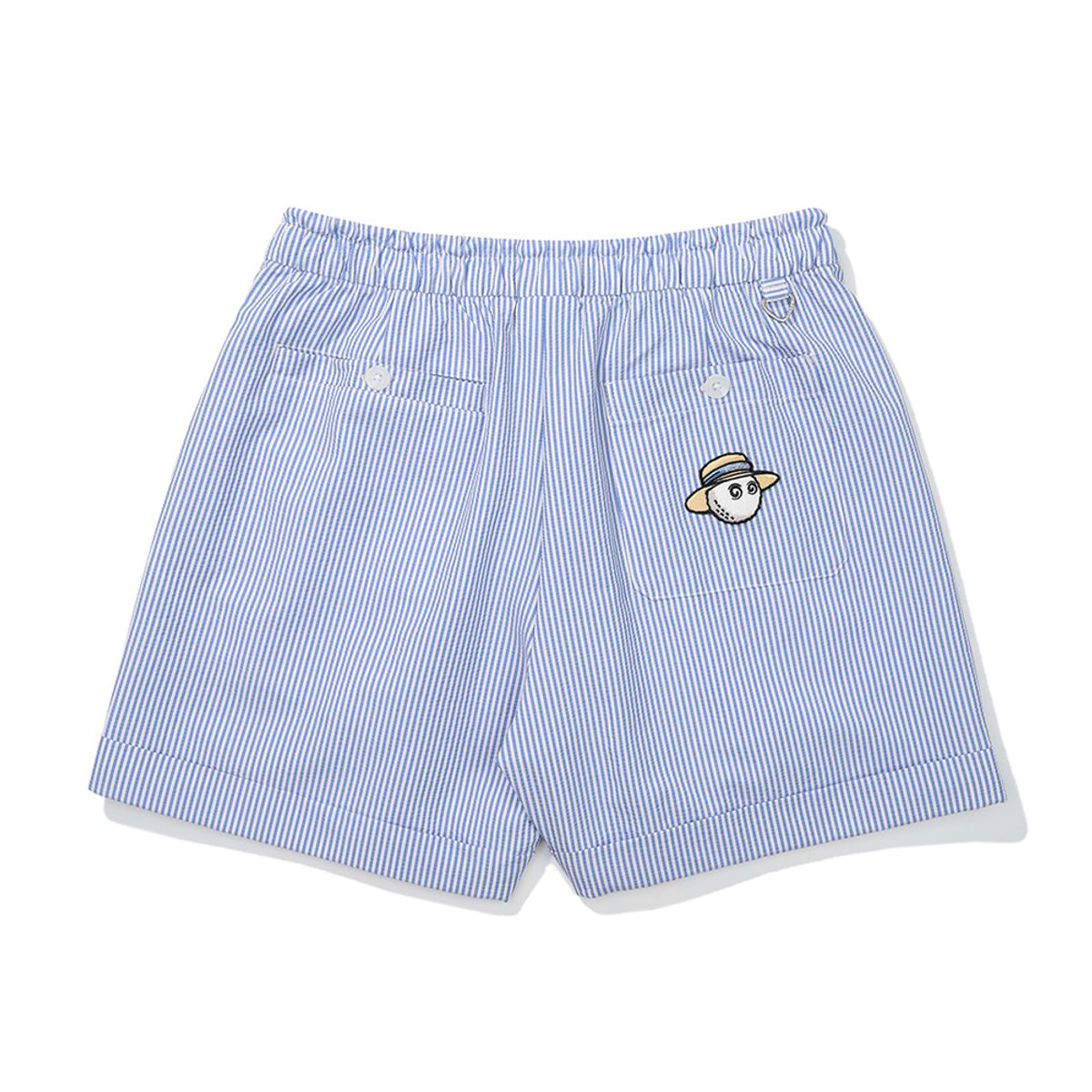 말본 골프(MALBON GOLF) 시어서커 하프 팬츠 SKY BLUE (WOMAN)