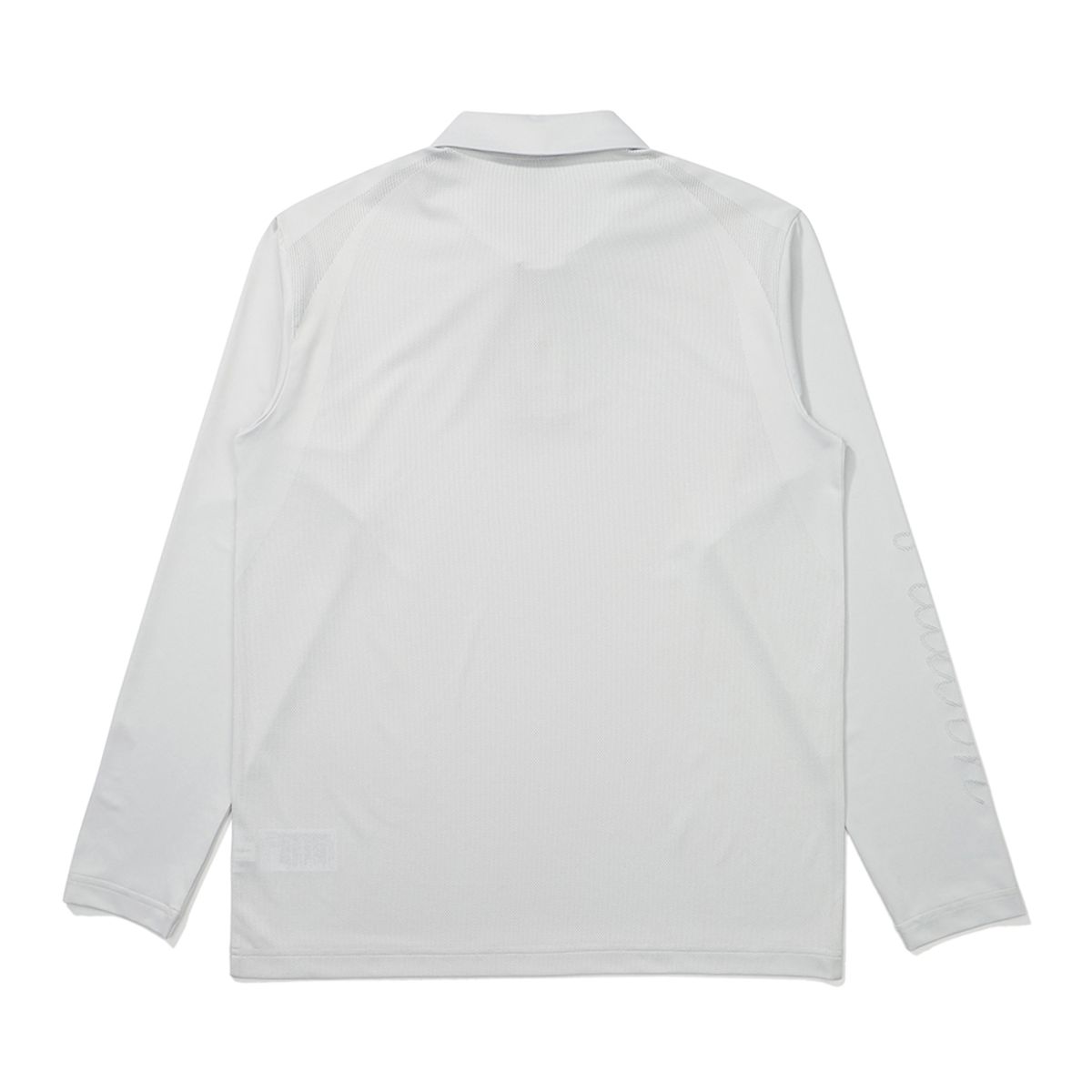 말본 골프(MALBON GOLF) 메쉬 자카드 플레이어 티셔츠 LIGHT GRAY (MAN)