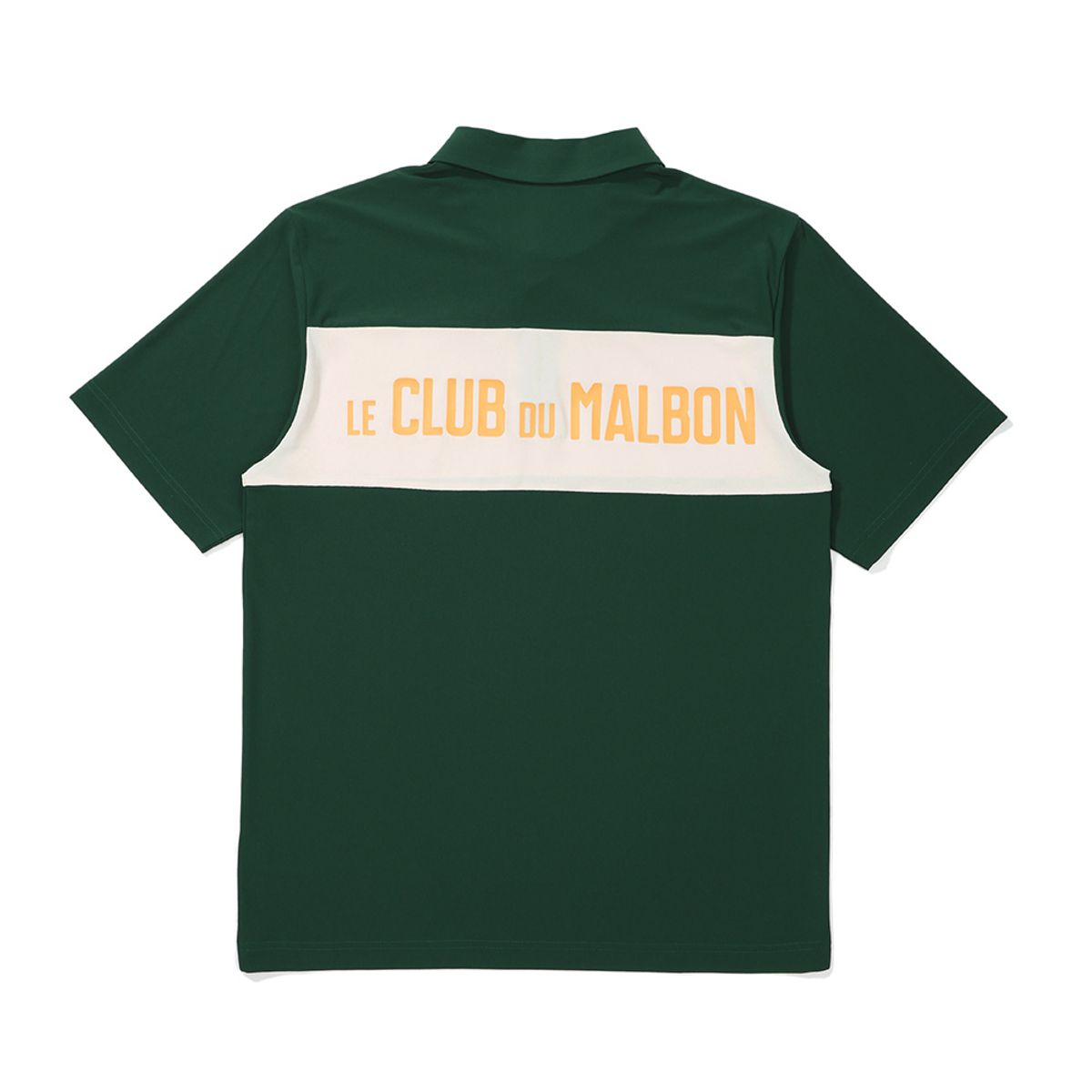말본 골프(MALBON GOLF) 르 클럽 두 말본 블록 티셔츠 GREEN (MAN)