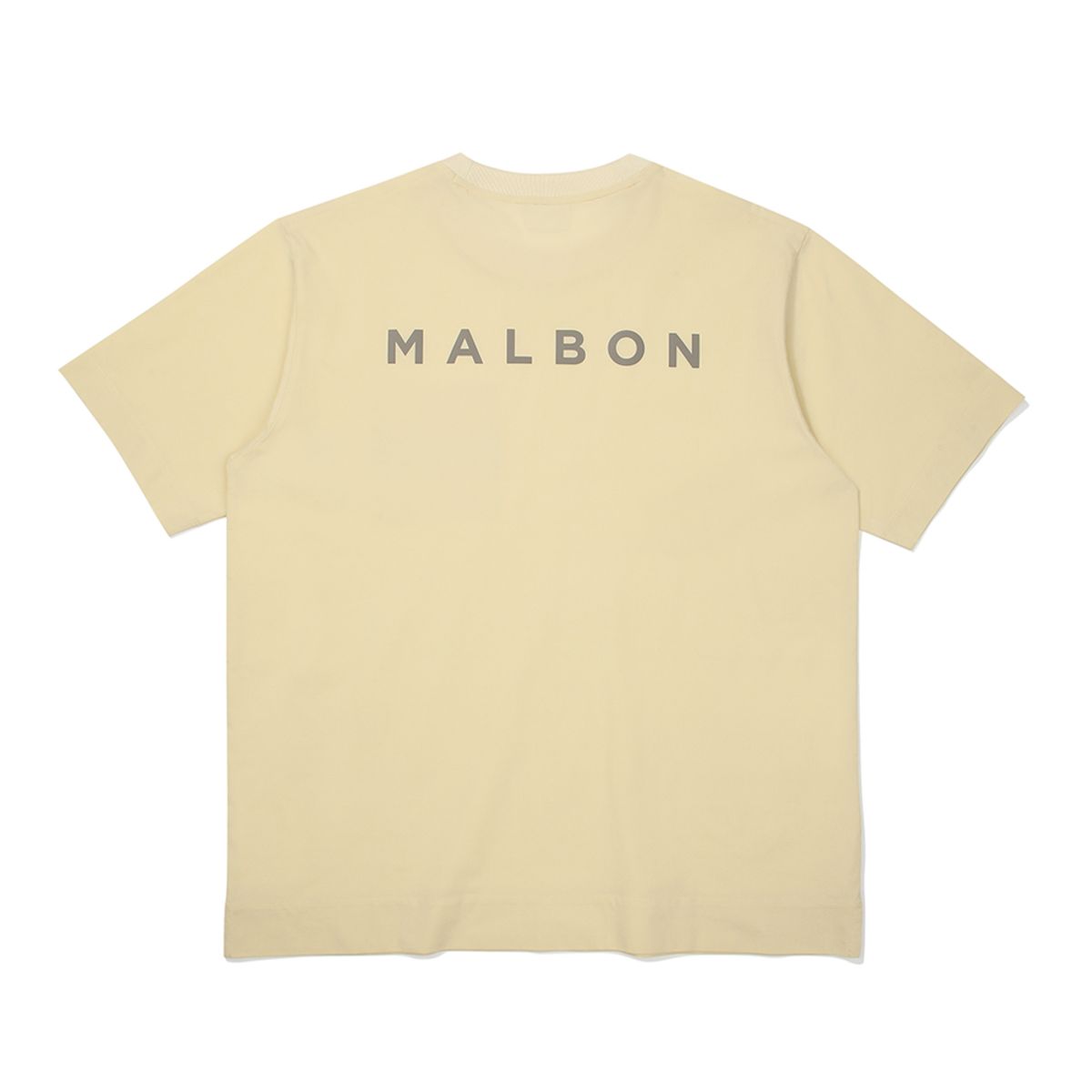 말본 골프(MALBON GOLF) 포켓 유니 라운드 티셔츠 LEMON YELLOW