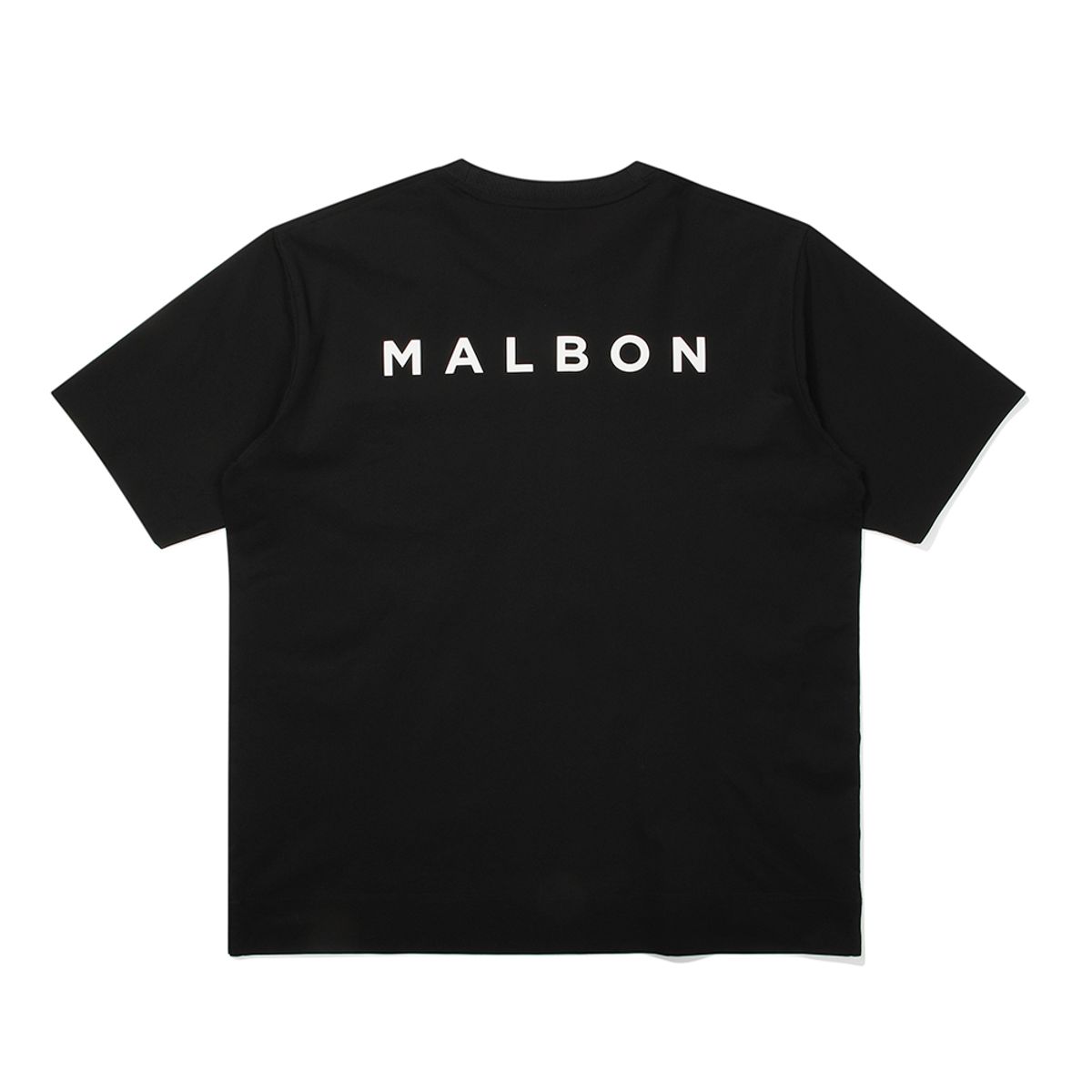 말본 골프(MALBON GOLF) 포켓 유니 라운드 티셔츠 BLACK