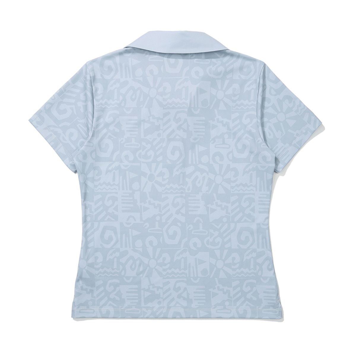 말본 골프(MALBON GOLF) 시즌 그래픽 카라티셔츠 LIGHT GRAY (WOMAN)