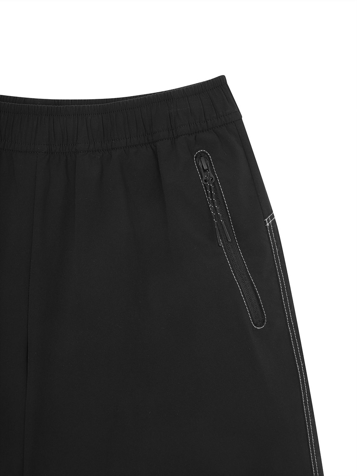 디스커버리 키즈(DISCOVERY KIDS) 키즈 프레시벤트 경량 우븐 아웃도어 트레이닝 반바지 (BLACK)