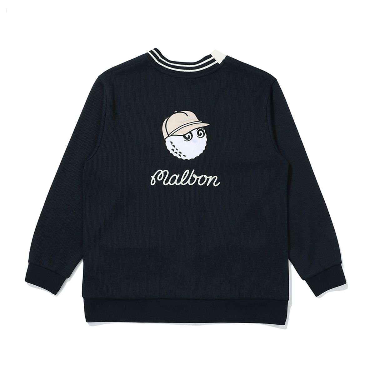 말본 골프(MALBON GOLF) 버킷 니트라이크 가디건 NAVY (WOMAN)