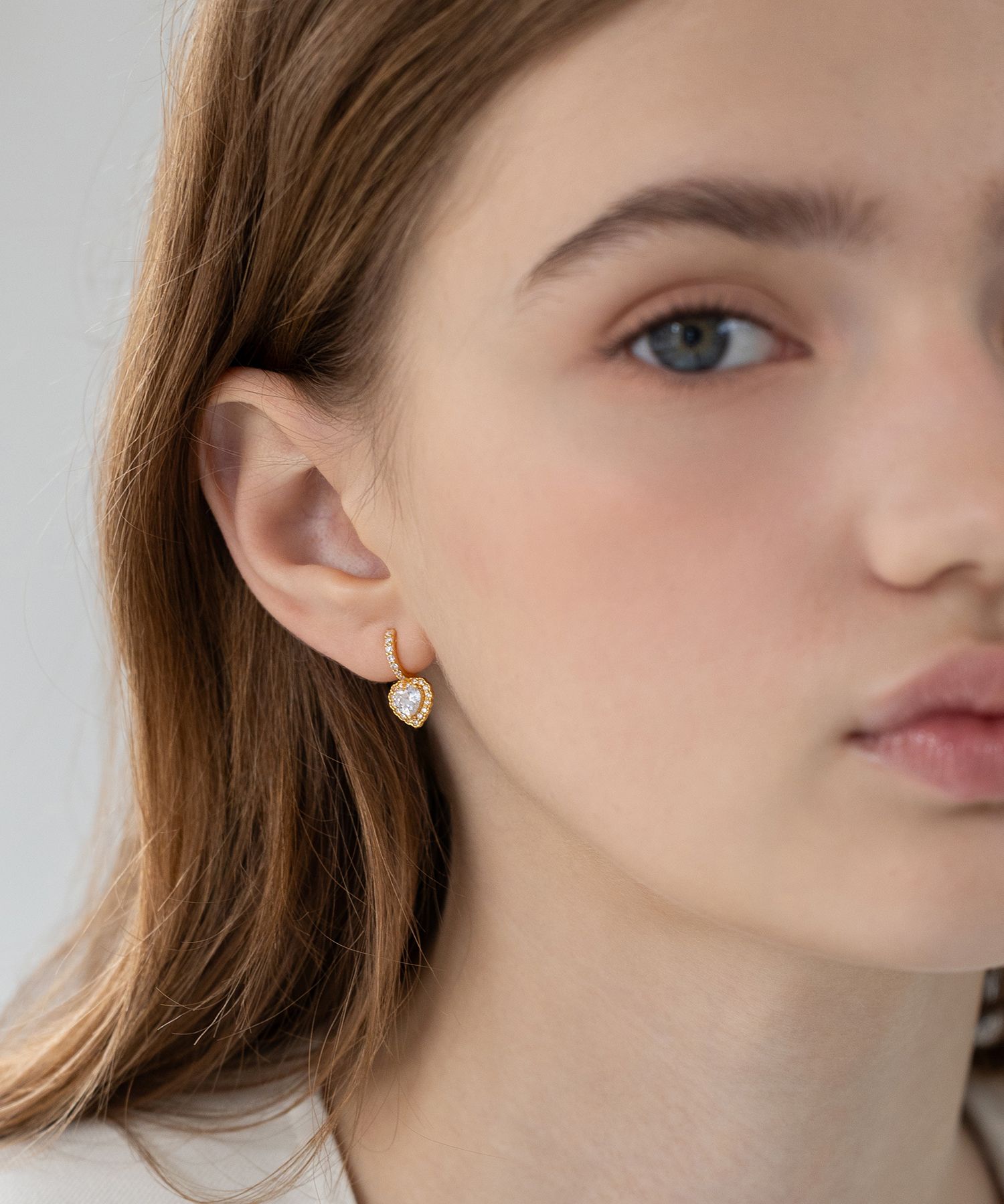 ★TATIANA★ Silver 925 Lumi Heart Hoop Earrings EC3179 50073 MUSINSA | TATIANA (Silver 925) Lumi Heart Hoop Earrings EC3179
