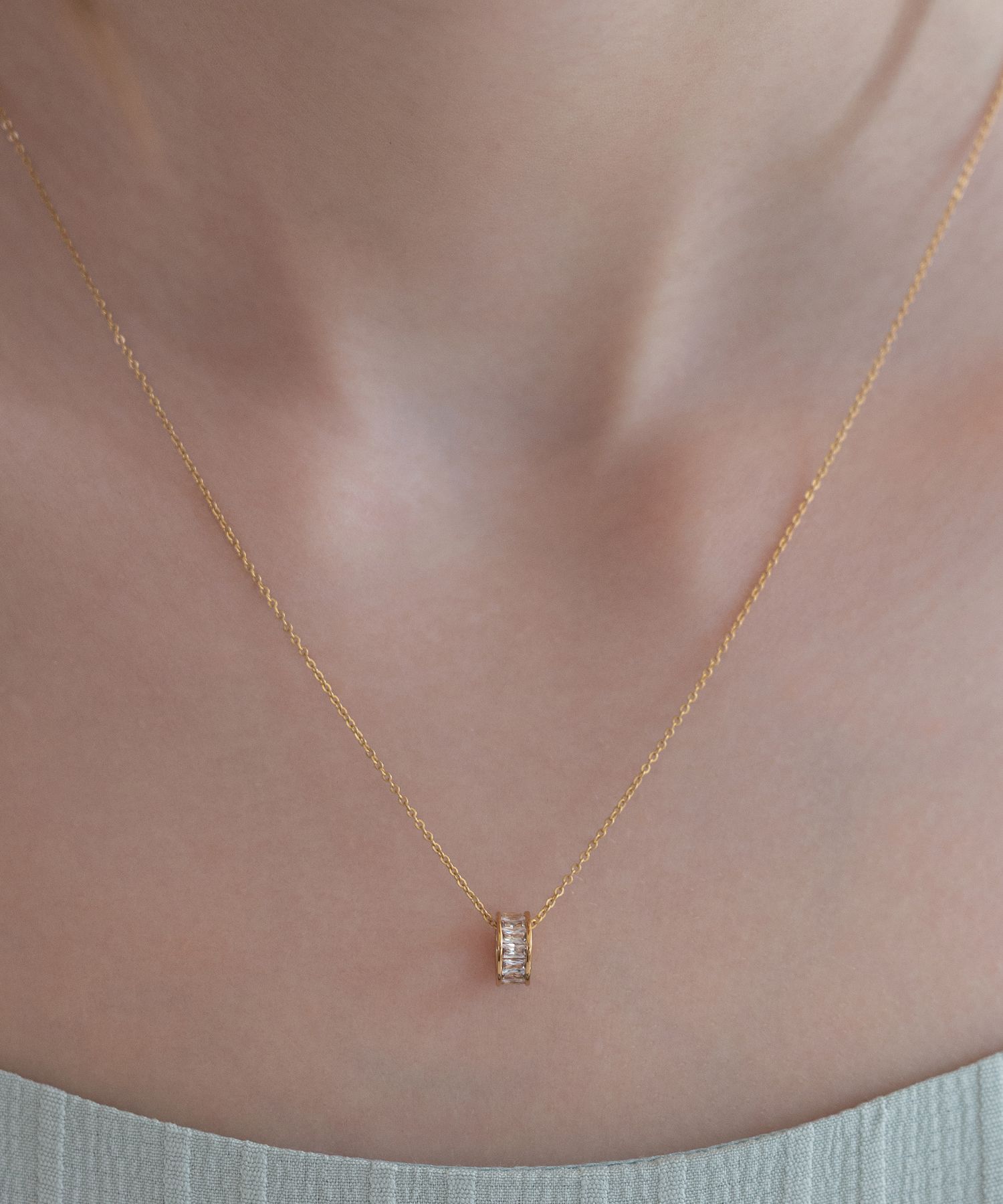 ☆TATIANA☆ Silver 925 Glint Big Ribbon Necklace NZ2182 MUSINSA | TATIANA (Silver 925) Glint Birthstone Ring