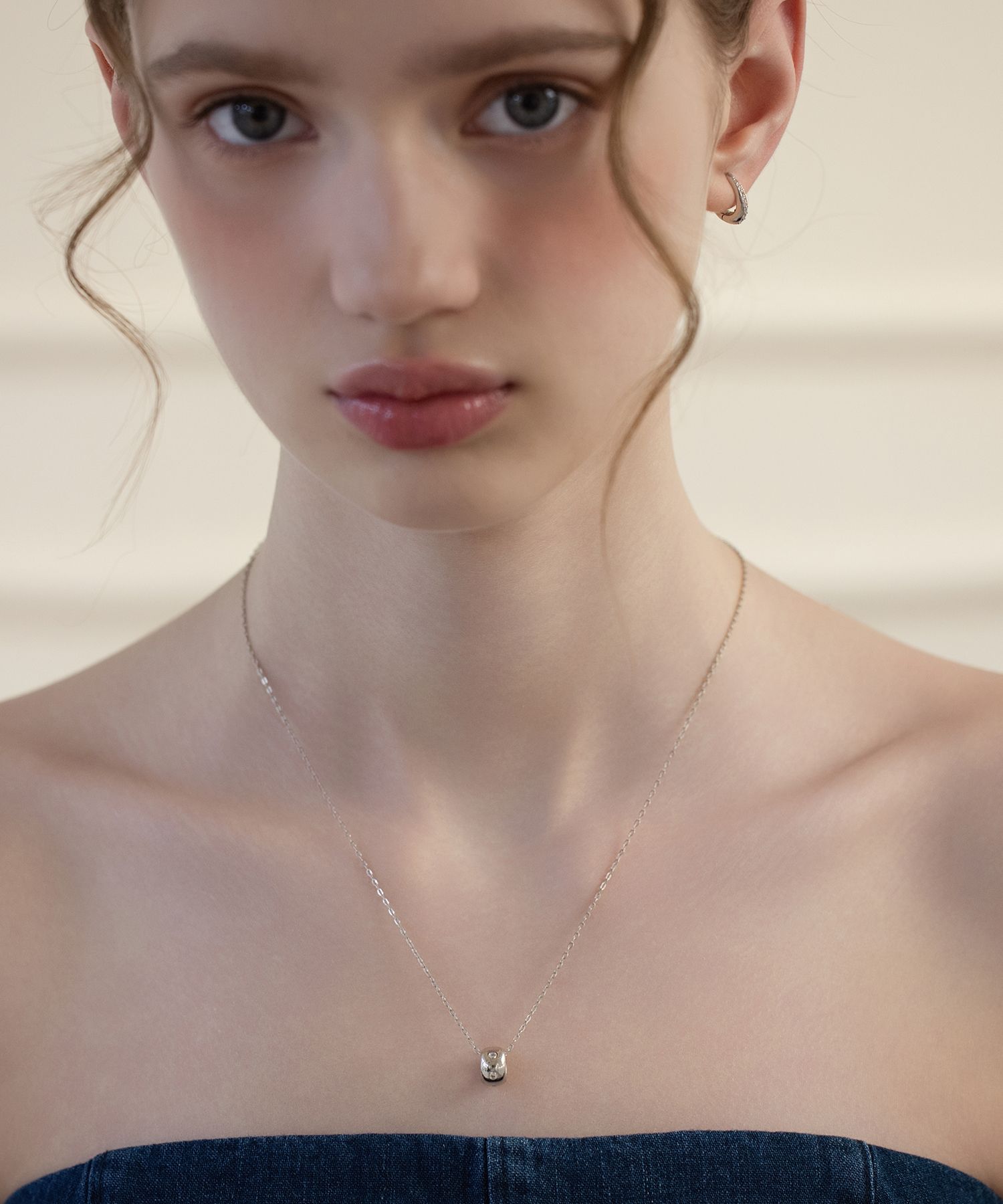 TATIANA☆(silver925) gleaming rings necklace ネックレス 韓国発【TATIANA】(Silver925) Gleaming Rings Necklace