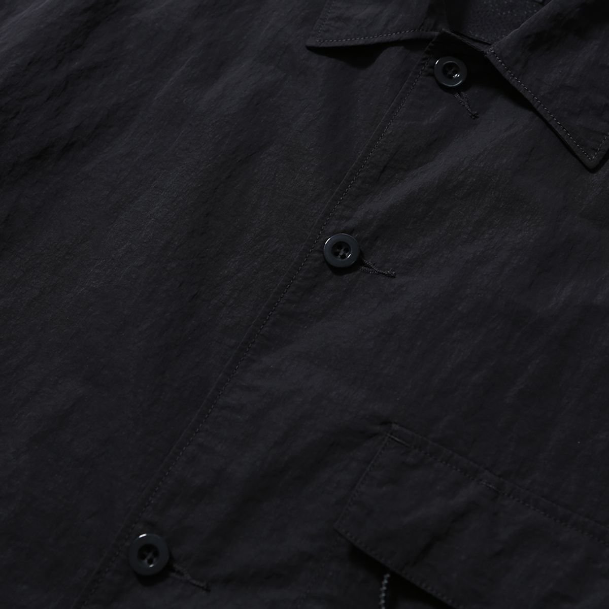 모이프(MOIF) [SS25] WEEKEND HALF SHIRT / BLACK