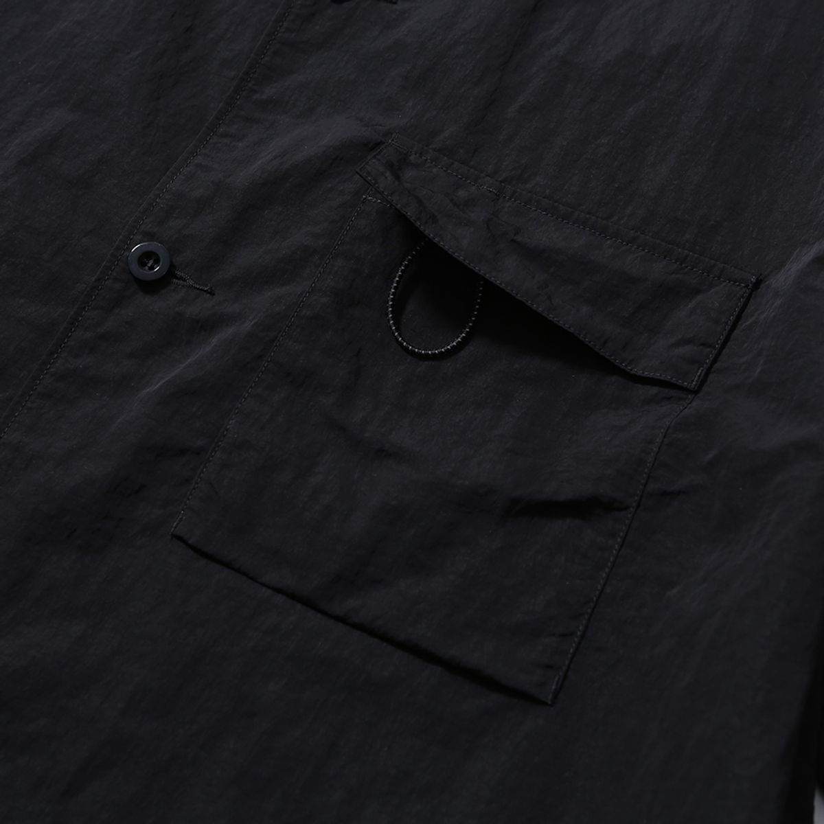 모이프(MOIF) [SS25] WEEKEND HALF SHIRT / BLACK