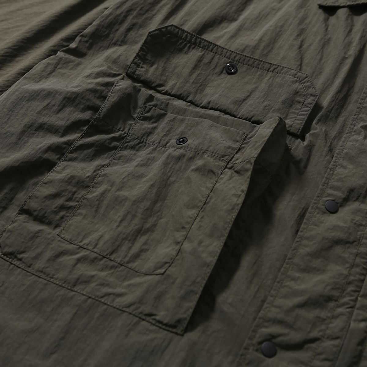 모이프(MOIF) [SS25] HIKER HALF SHIRT / OLIVE BROWN