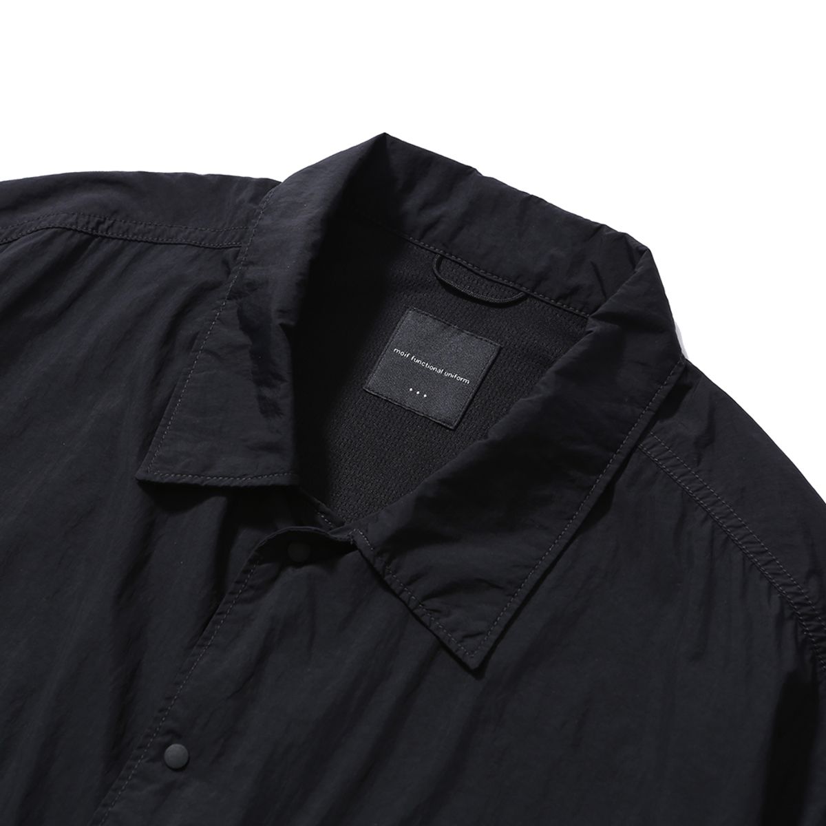 모이프(MOIF) [SS25] HIKER HALF SHIRT / BLACK