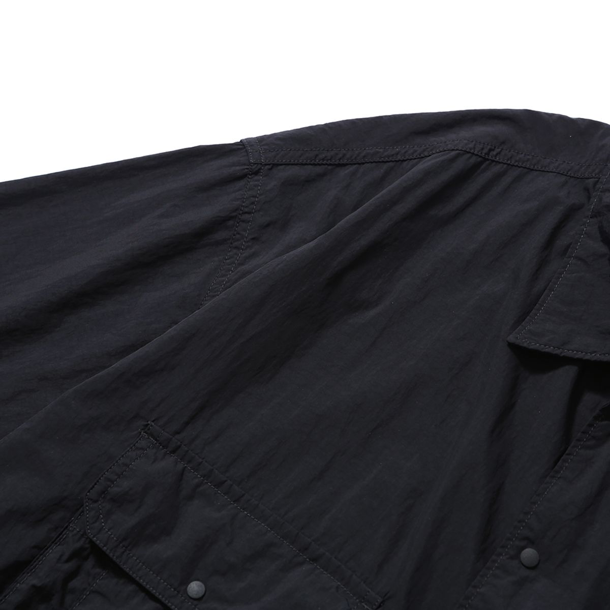 모이프(MOIF) [SS25] HIKER HALF SHIRT / BLACK