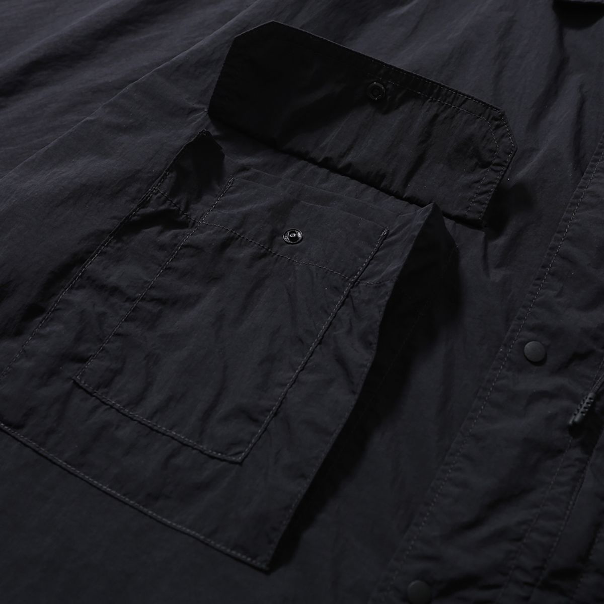 모이프(MOIF) [SS25] HIKER HALF SHIRT / BLACK