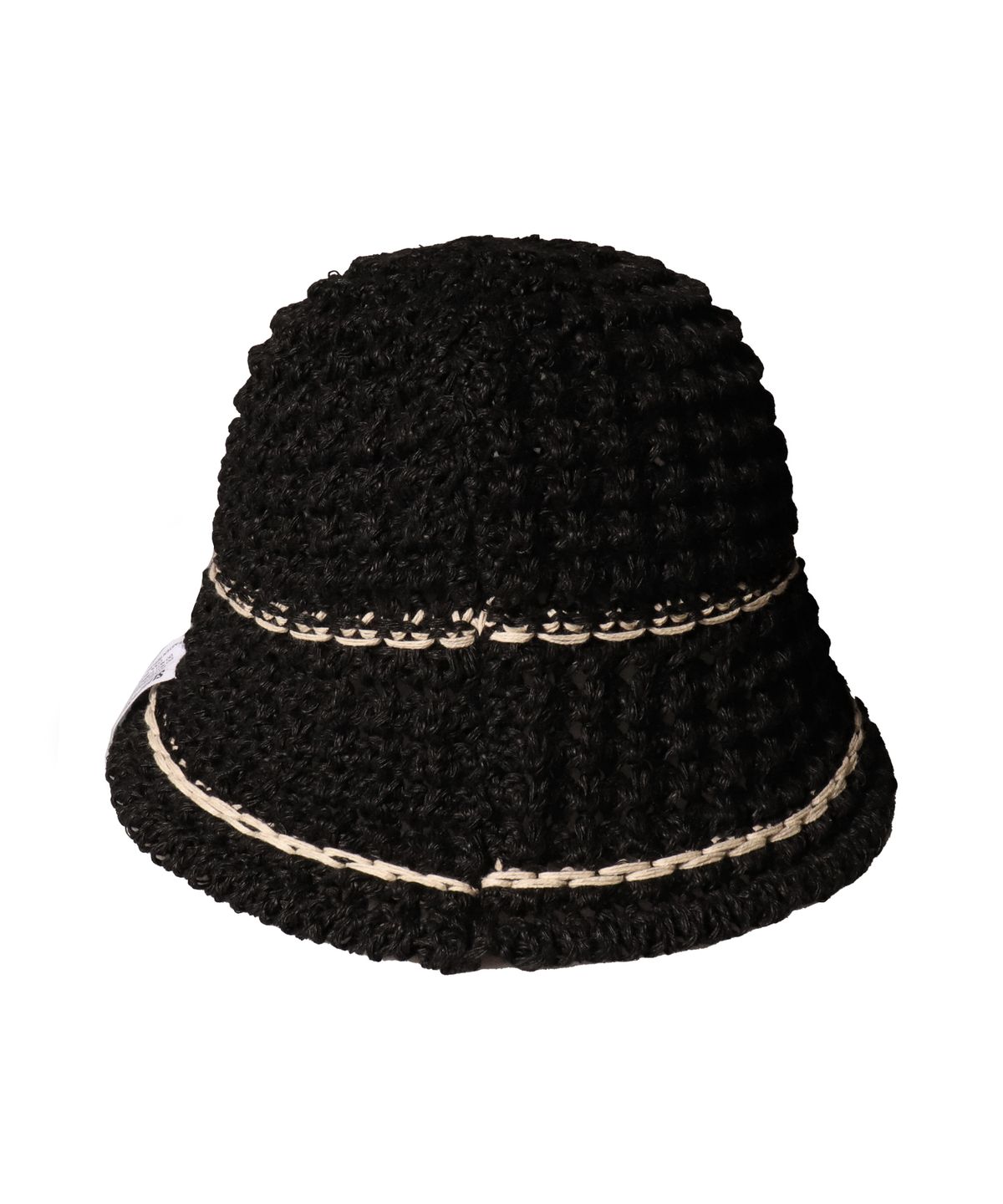 슬리피슬립(SLEEPYSLIP) LINE MINIMAL BLACK BUCKET HAT