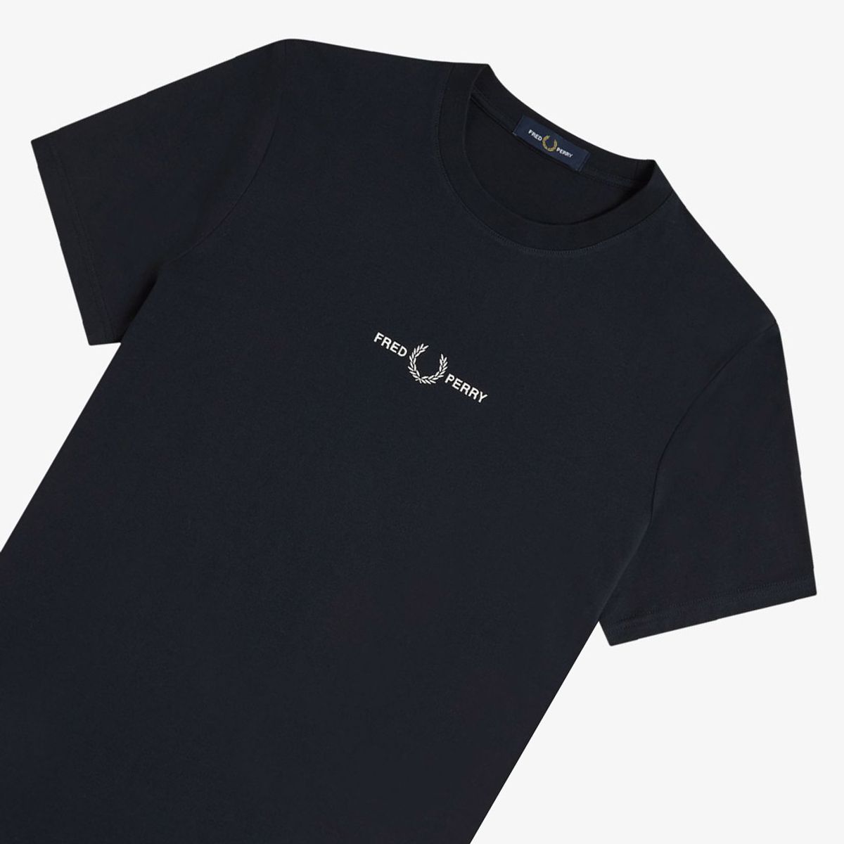 프레드페리(FRED PERRY) [Sport] 엠브로이더드 티셔츠 - 네이비 AFPM2514580-248