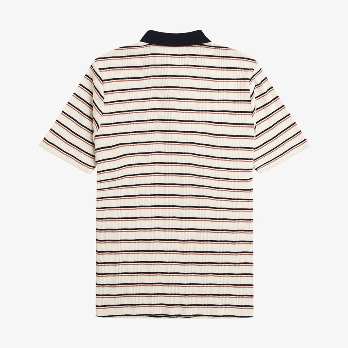 프레드페리(FRED PERRY) [Womens] 스트라이프 립 폴로 셔츠 - 실키피치 AFPF2519189-R33