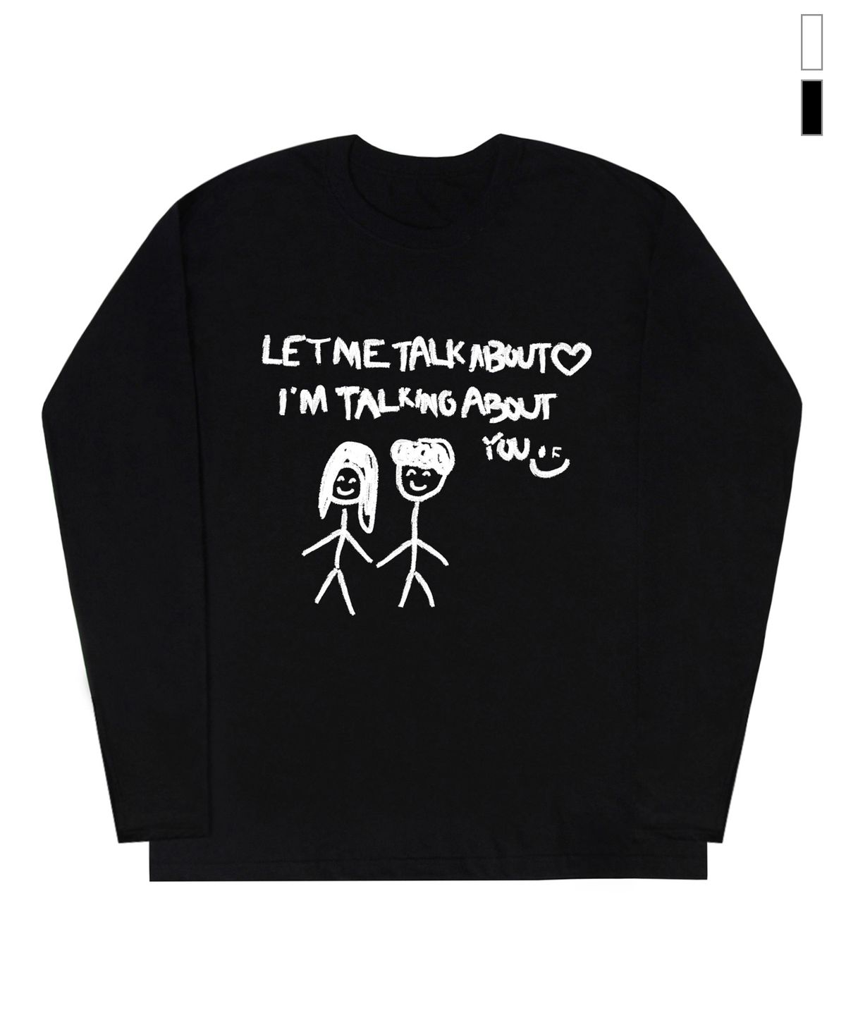 그레이버(GRAVER) [UNISEX]DOODLE ABOUT YOU 롱슬리브 티셔츠_2color