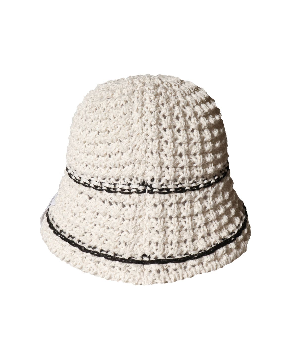 슬리피슬립(SLEEPYSLIP) LINE MINIMAL IVORY BUCKET HAT