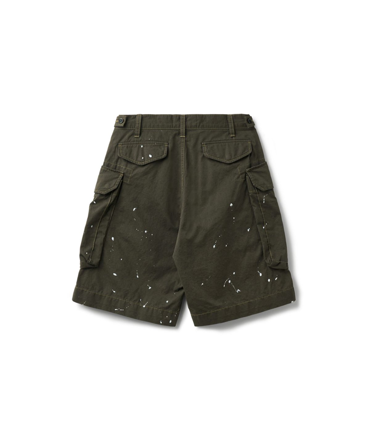 에르에르(ERER) [UN] Washed Painted Cargo Pants Brown