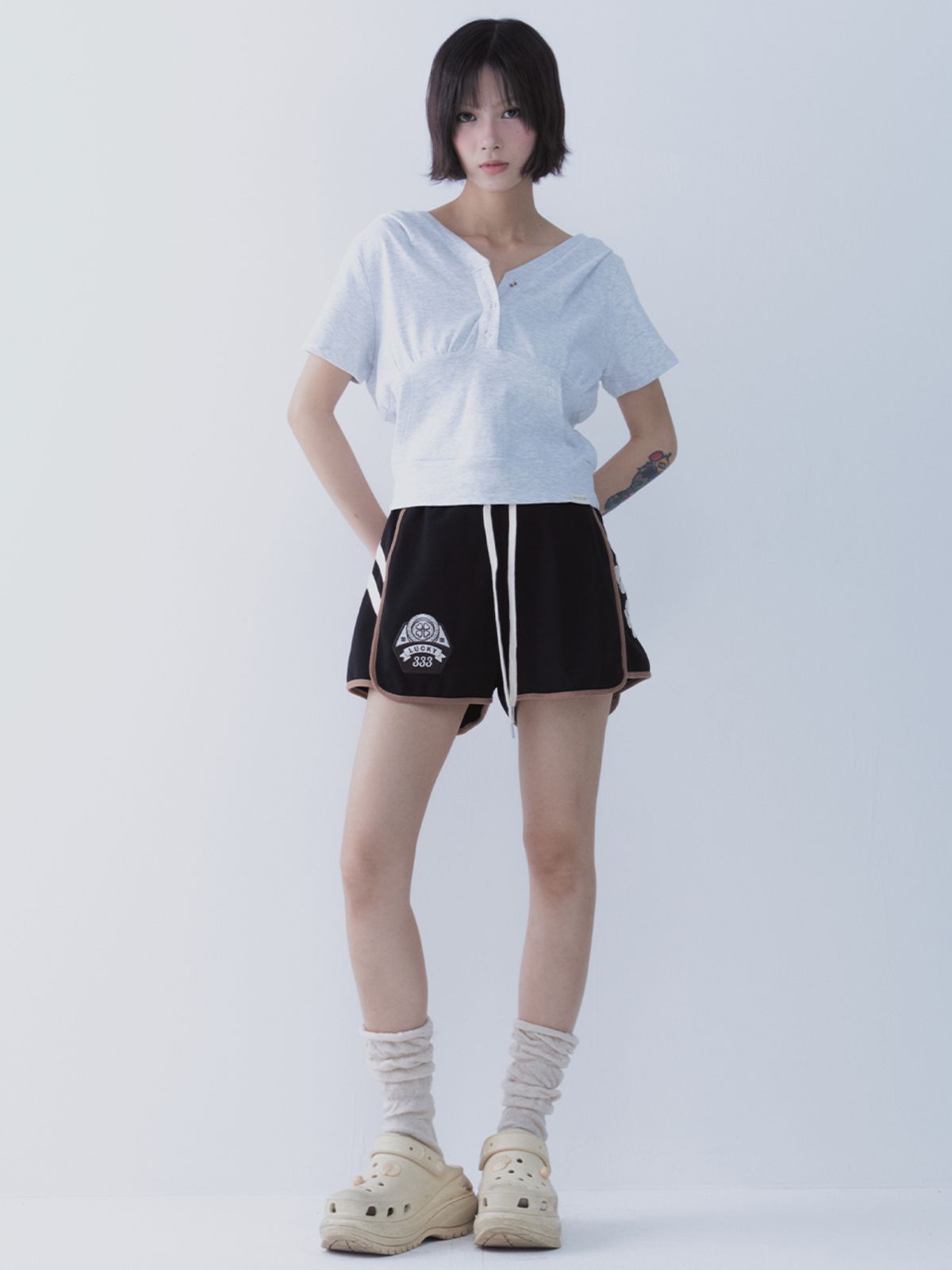 쎄쎄쎄(SETSETSET) LUCKY 333 TRACK PANTS