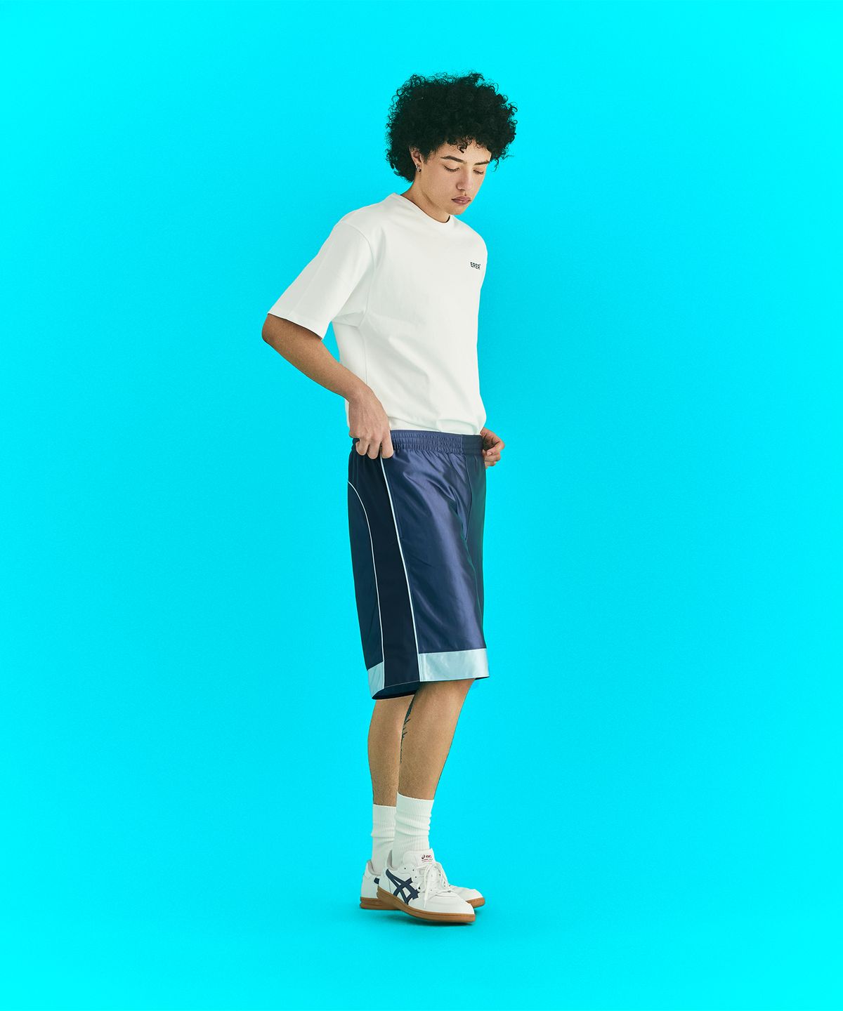 에르에르(ERER) [UN] Basketball Pants Navy