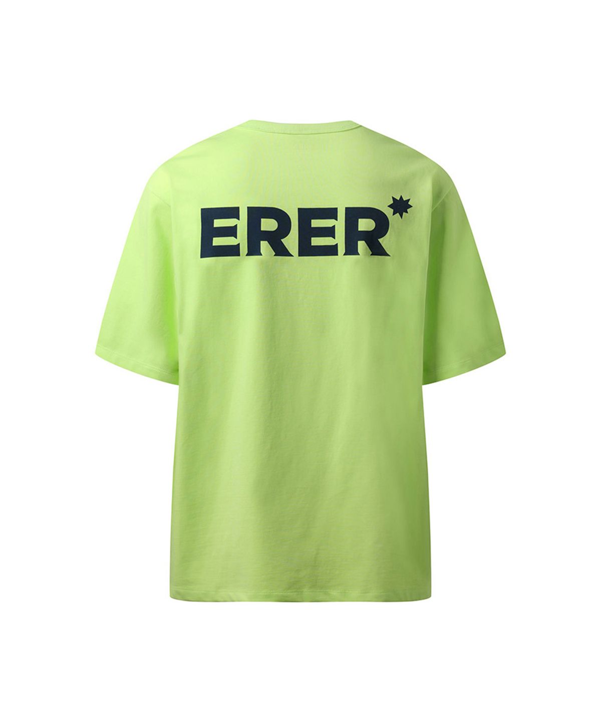 에르에르(ERER) [UN] Basic logo t-shirt Yellow