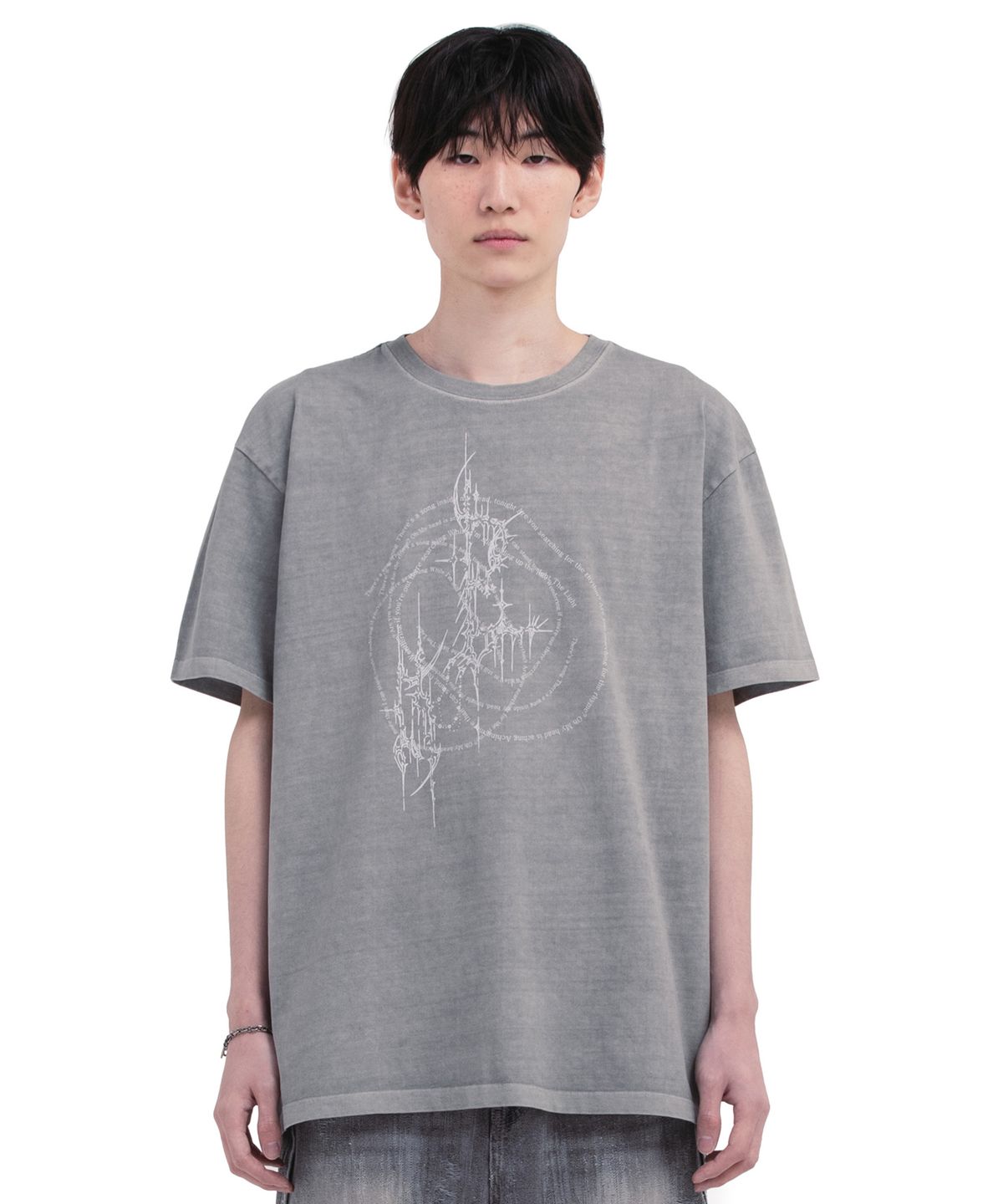 데프가먼츠(DEFGARMENTS) PIG HUMAN FORM T-SHIRTS [GRAY]