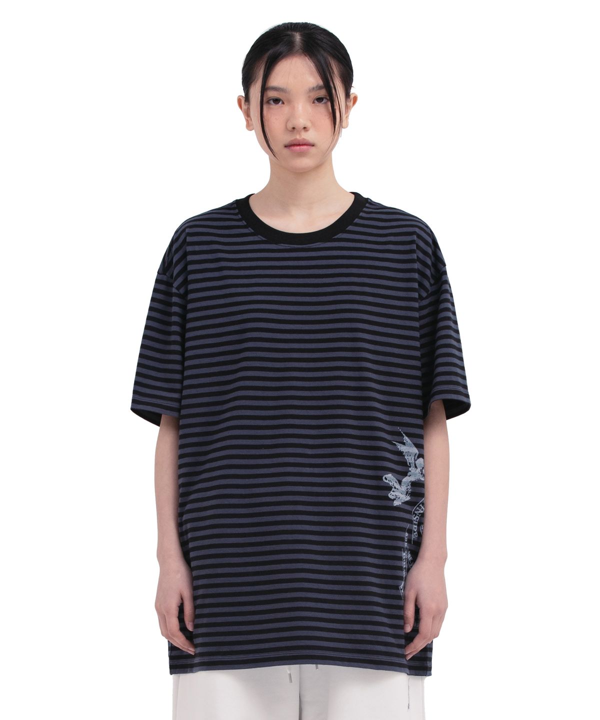 데프가먼츠(DEFGARMENTS) STRIPE DEVIL T-SHIRTS