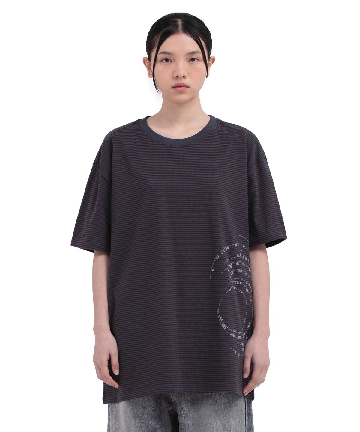 데프가먼츠(DEFGARMENTS) STRIPE ROUTE T-SHIRTS