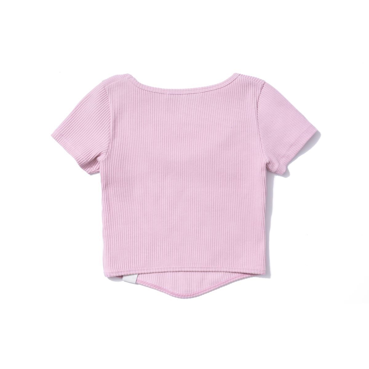 엑스트라오디너리(EXTRAORDINARY) W RIBBED TEE PINK