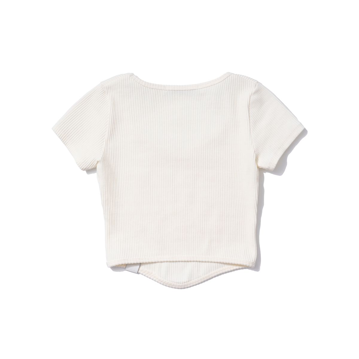 엑스트라오디너리(EXTRAORDINARY) W RIBBED TEE IVORY