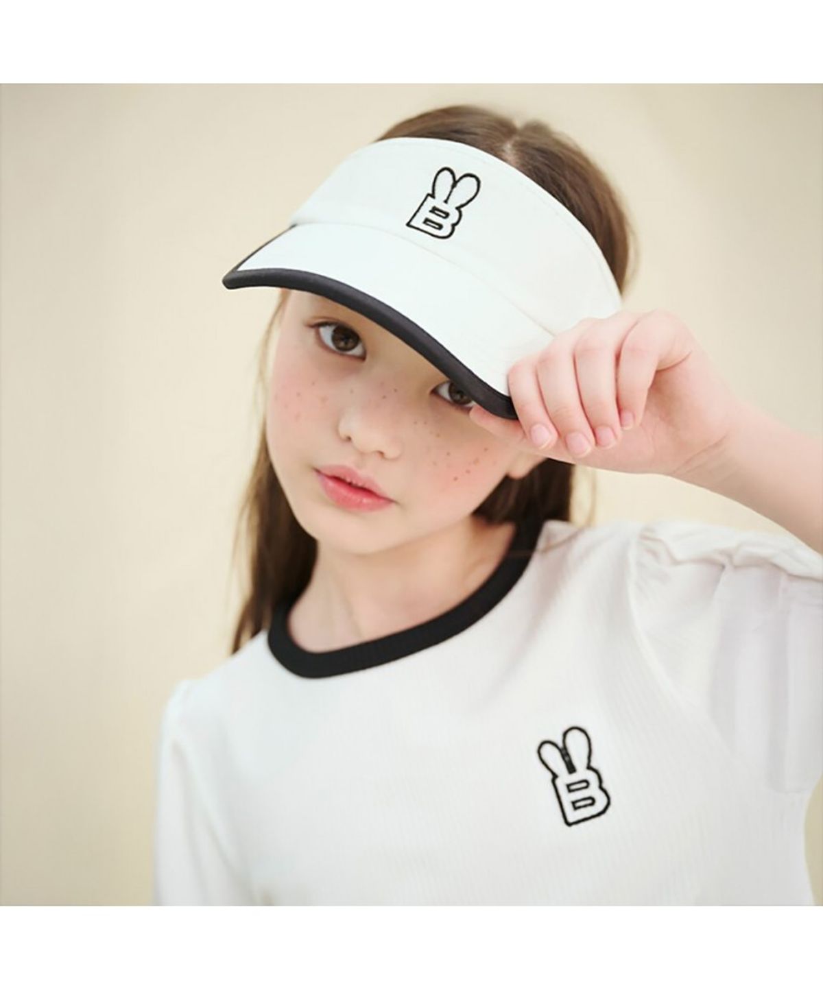 빈폴 키즈(BEANPOLE KIDS) 여름 선캡  화이트 (BI538BU011)