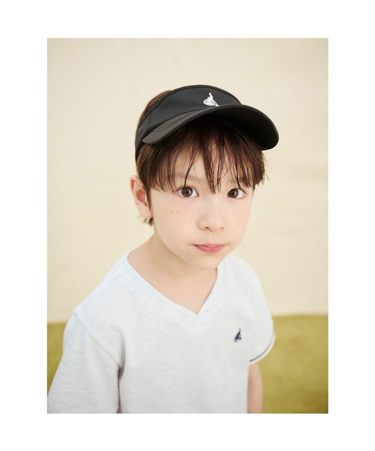빈폴 키즈(BEANPOLE KIDS) 여름 선캡  블랙 (BI538BU015)