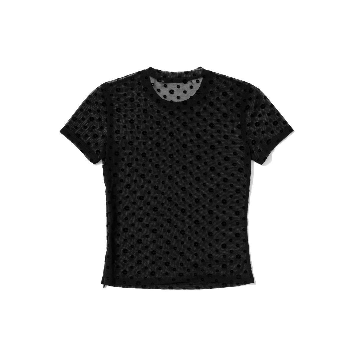 엑스트라오디너리(EXTRAORDINARY) W LOGO PATTERN TEE BLACK