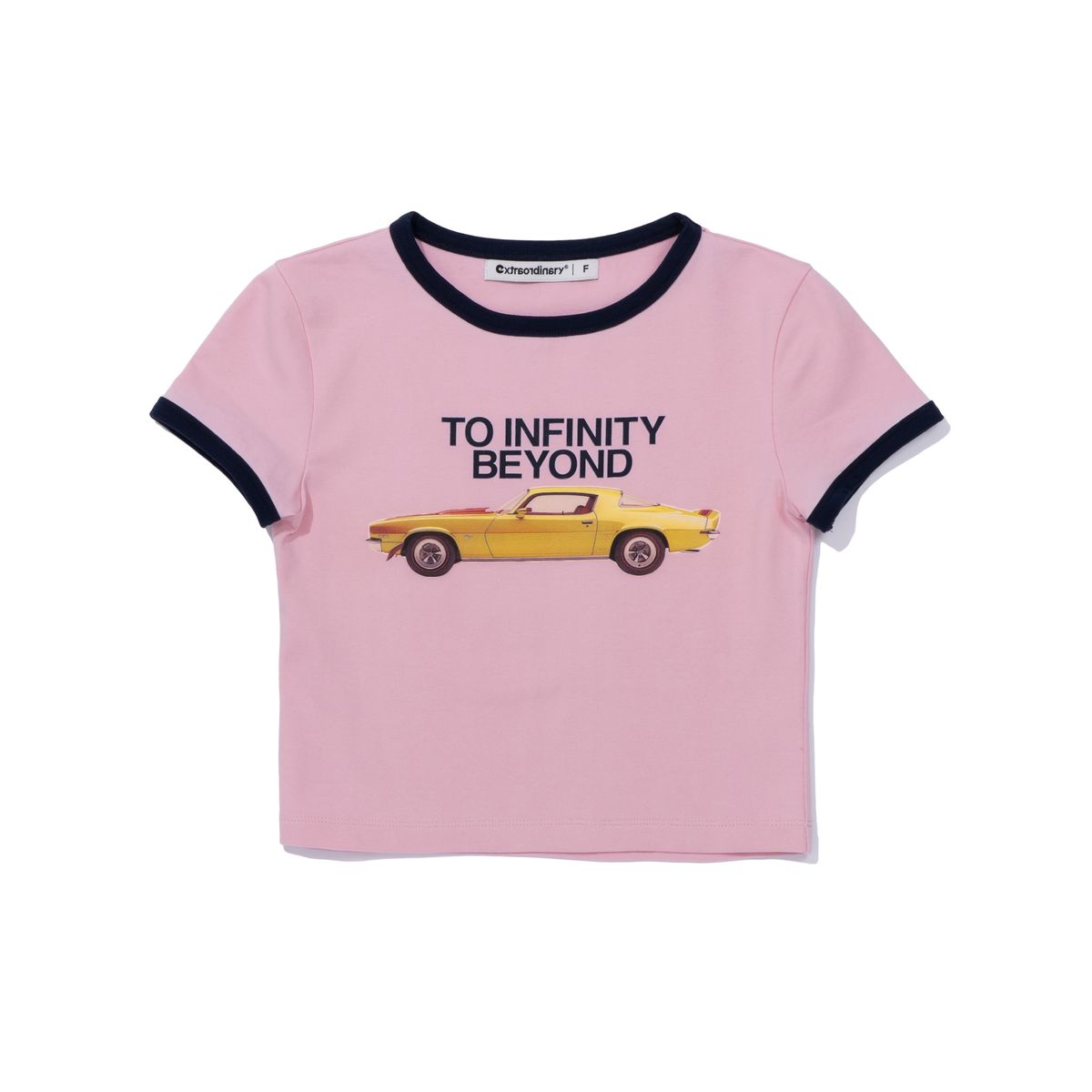 엑스트라오디너리(EXTRAORDINARY) W INFINITY BEYOND RINGER TEE PINK