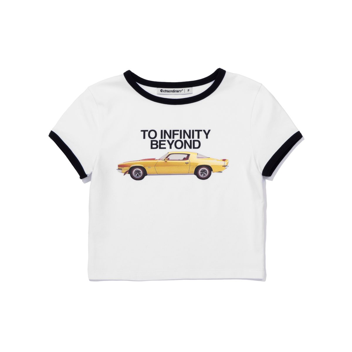 엑스트라오디너리(EXTRAORDINARY) W INFINITY BEYOND RINGER TEE OFF WHITE