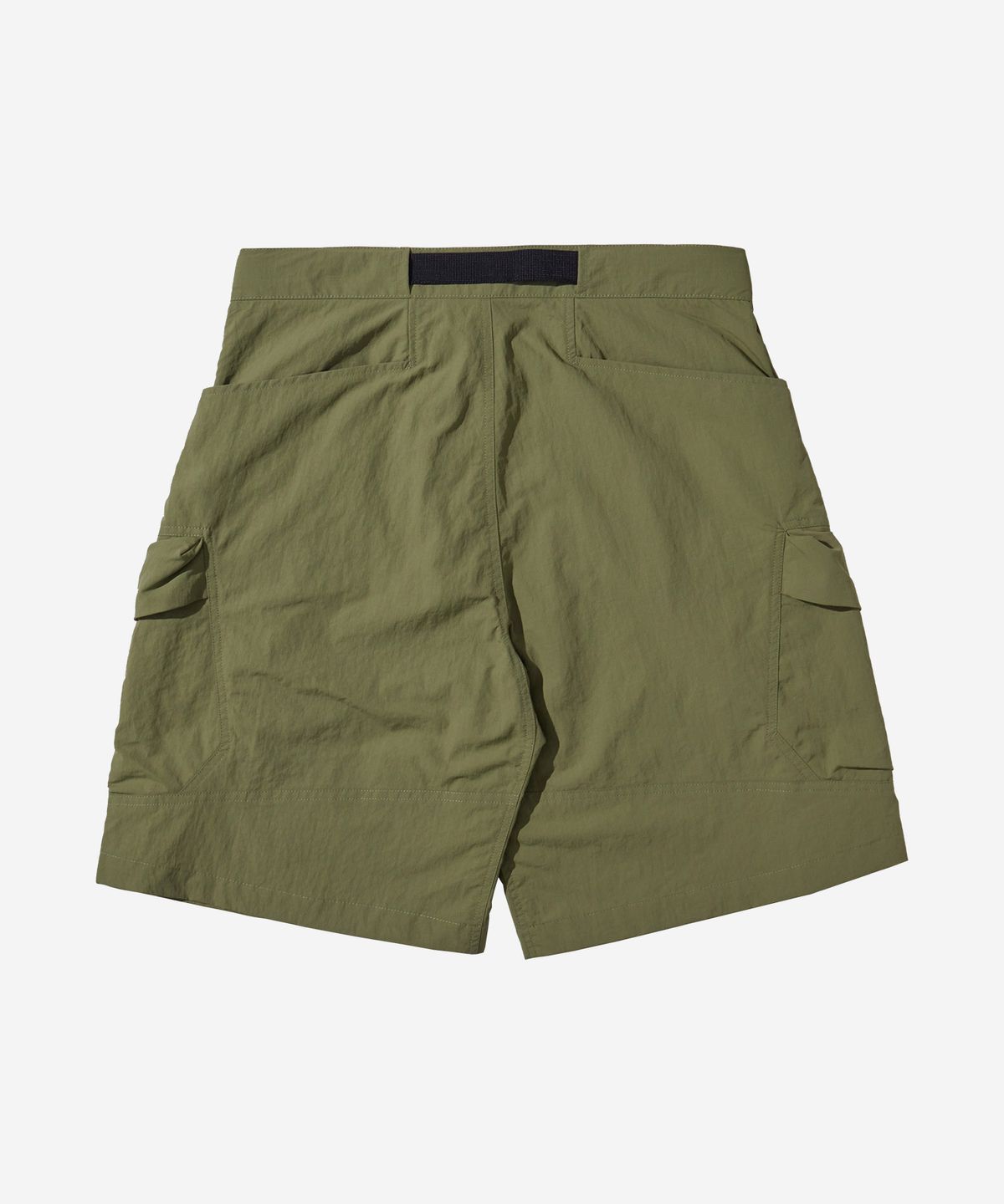 칼라파타르(KALAPATTHAR) Nylon Belted Cargo Shorts - Olive Khaki
