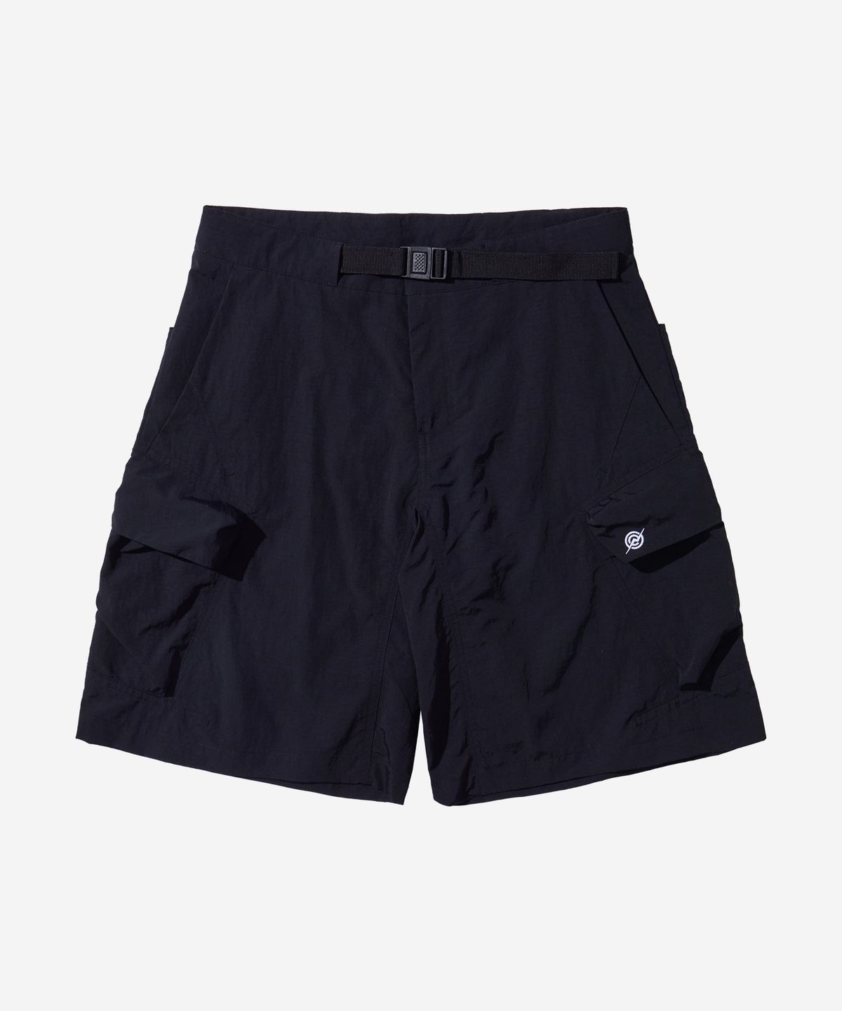 칼라파타르(KALAPATTHAR) Nylon Belted Cargo Shorts - Black