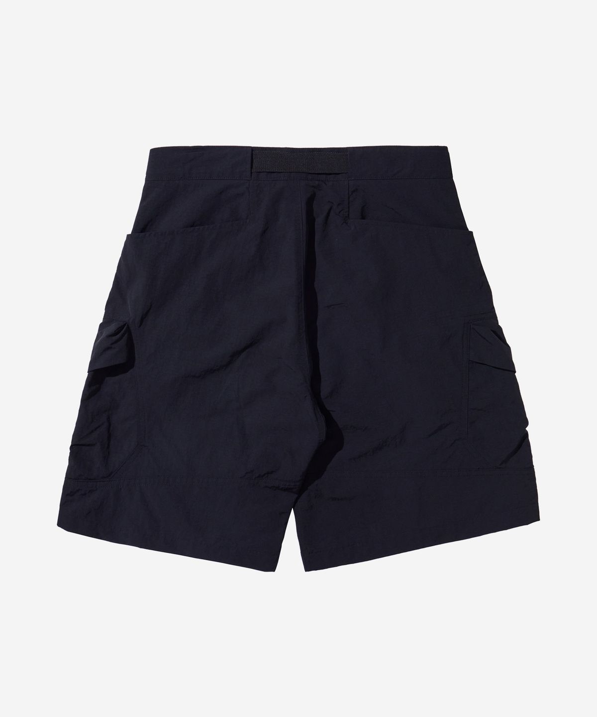 칼라파타르(KALAPATTHAR) Nylon Belted Cargo Shorts - Black