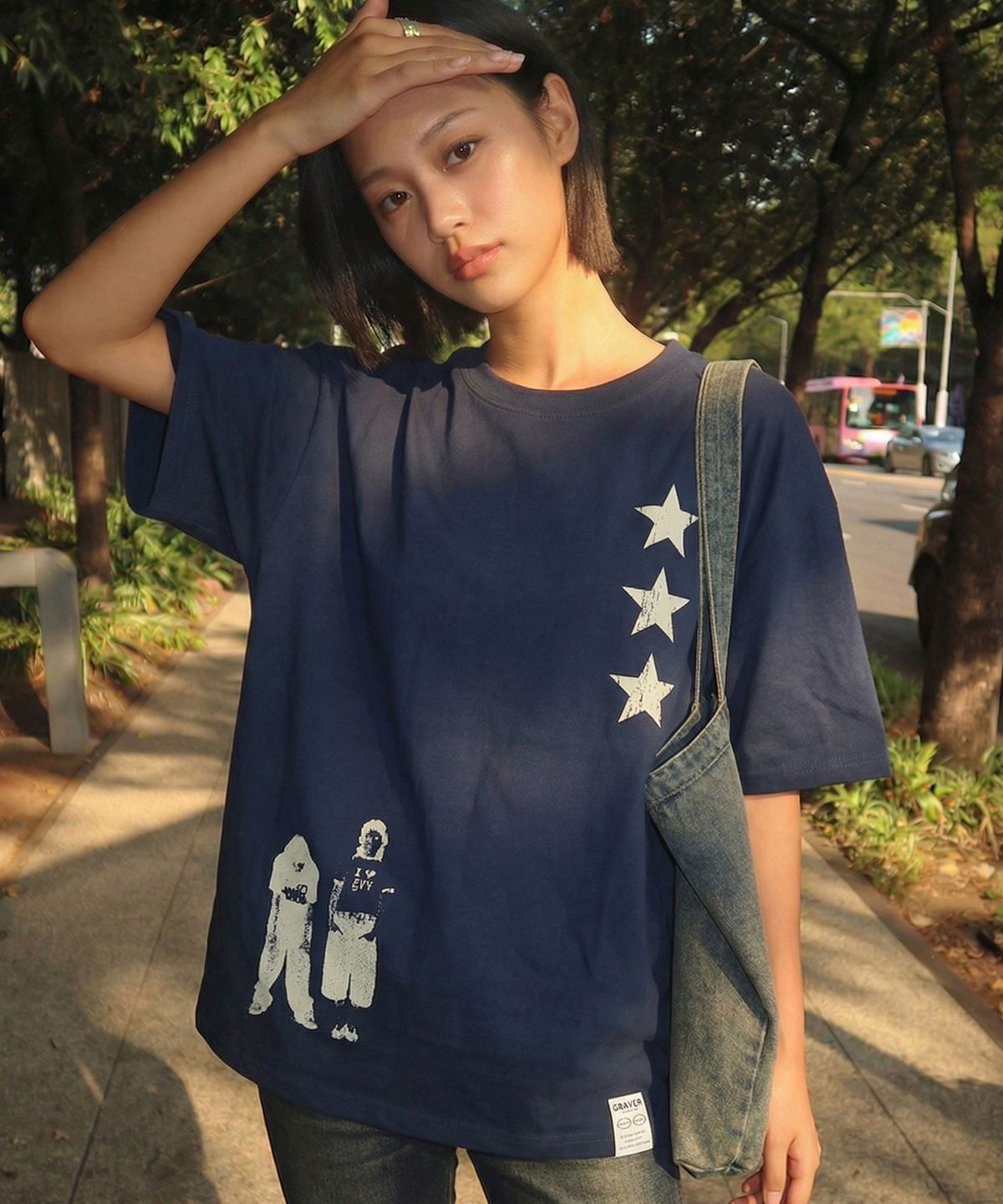 그레이버(GRAVER) [UNISEX]STAR3 반팔티_7color