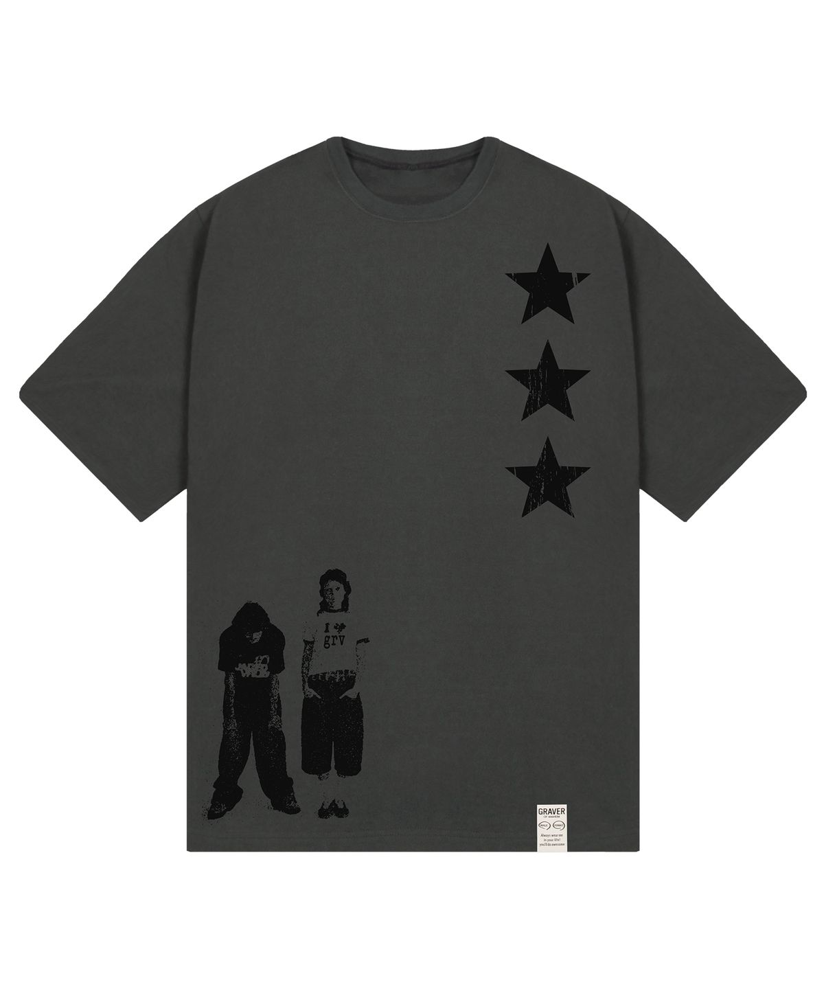 그레이버(GRAVER) [UNISEX]STAR3 반팔티_7color