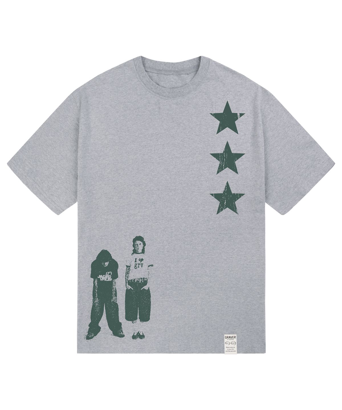 그레이버(GRAVER) [UNISEX]STAR3 반팔티_7color